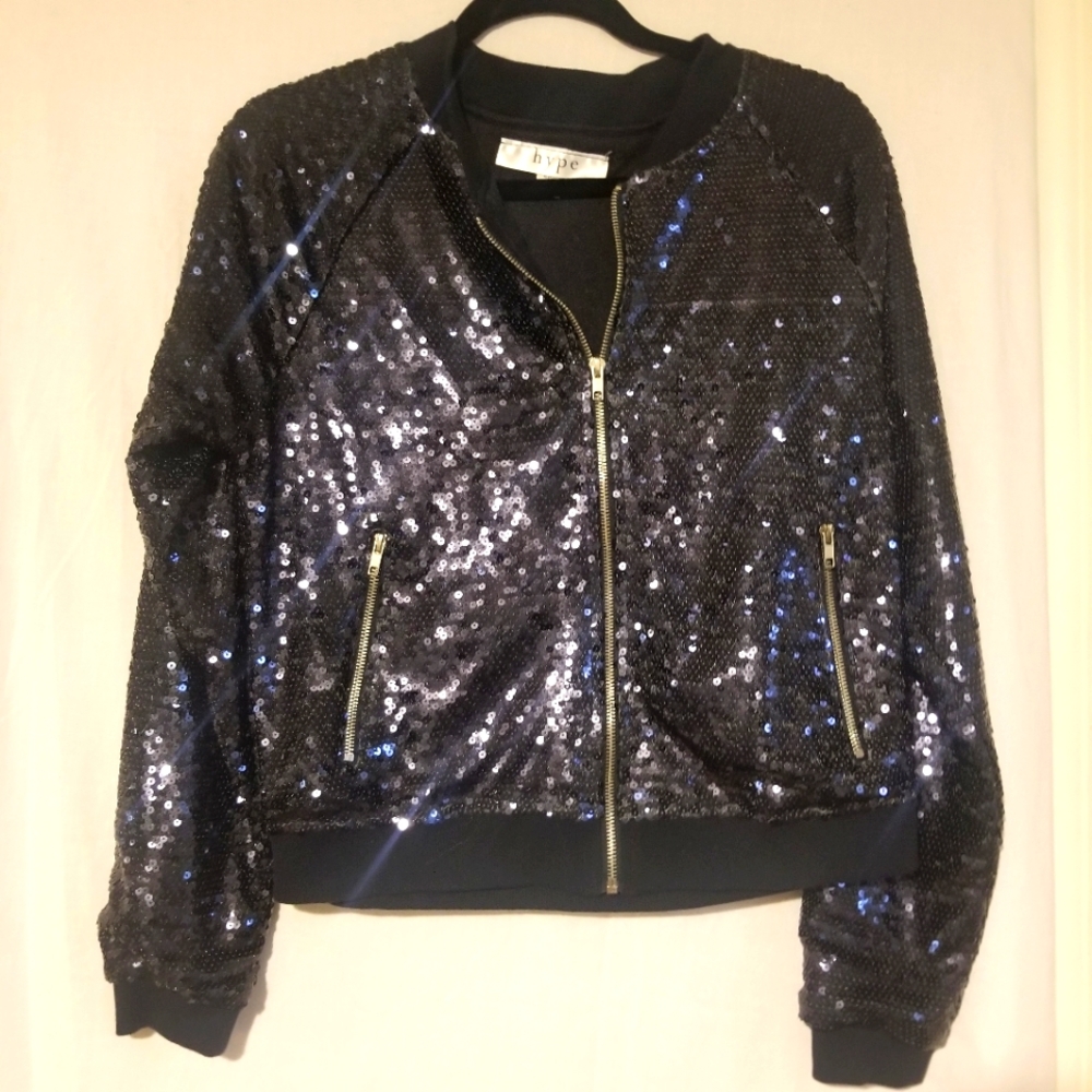 Black sequin jacket
